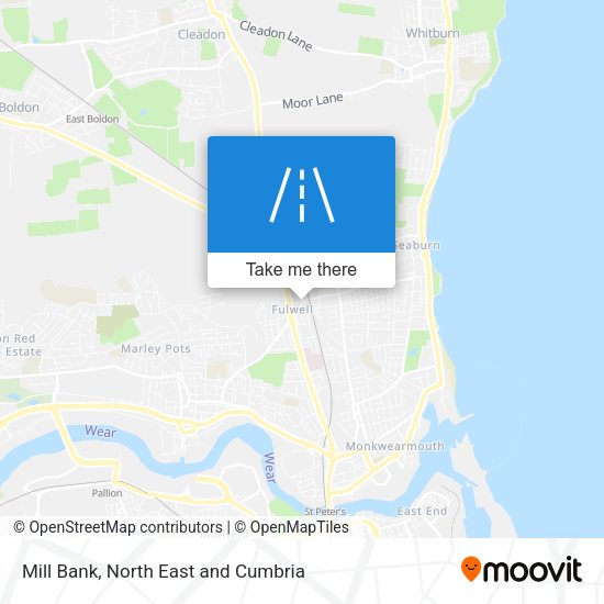 Mill Bank map