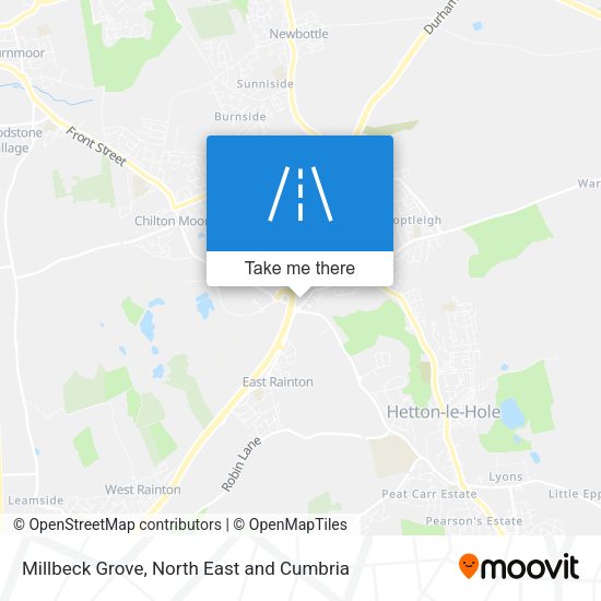 Millbeck Grove map