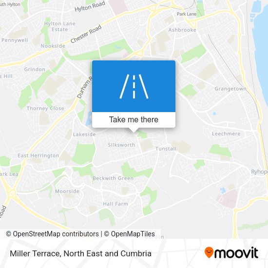 Miller Terrace map