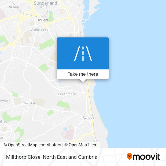 Millthorp Close map