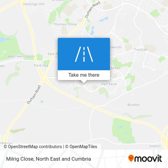 Milrig Close map