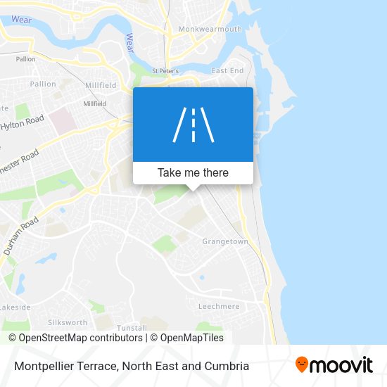 Montpellier Terrace map