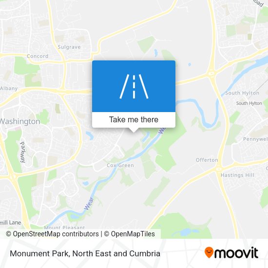 Monument Park map