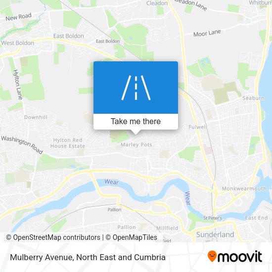 Mulberry Avenue map