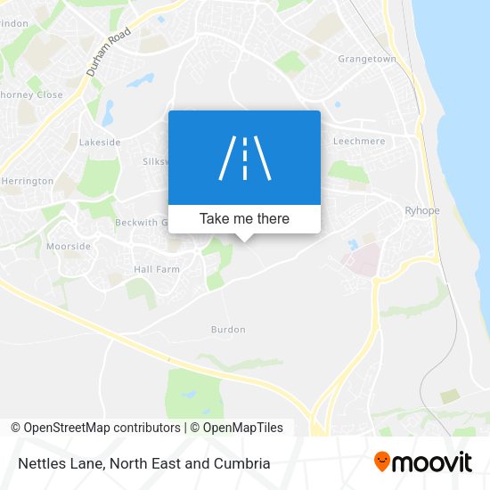Nettles Lane map