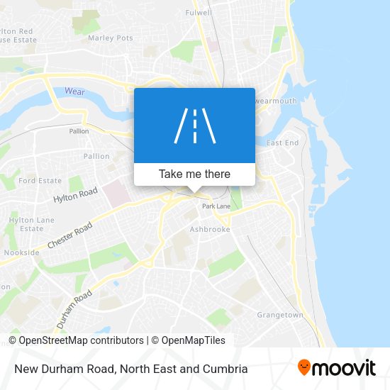 New Durham Road map