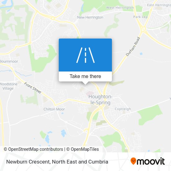 Newburn Crescent map