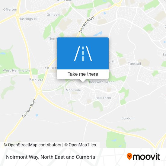 Noirmont Way map