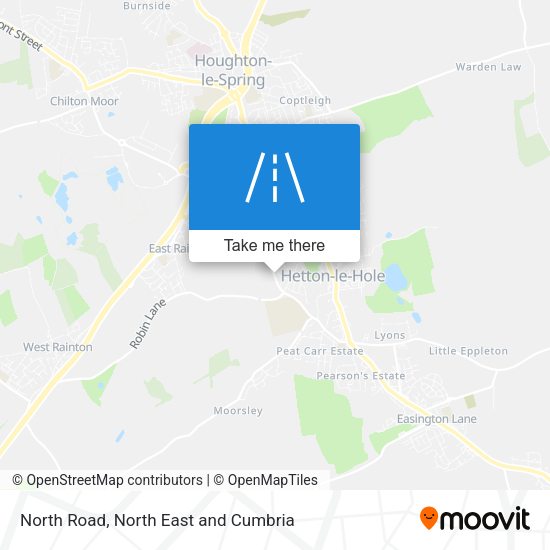 North Road map