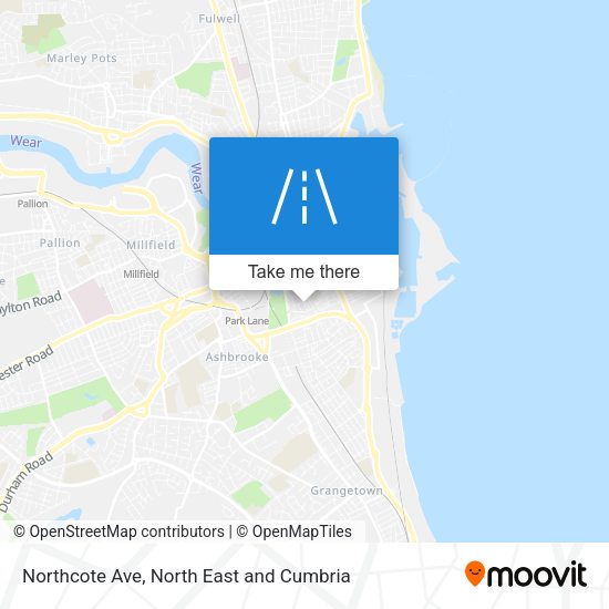 Northcote Ave map