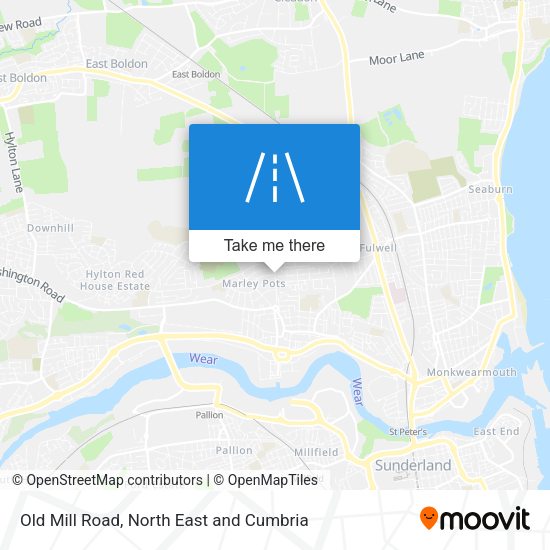 Old Mill Road map