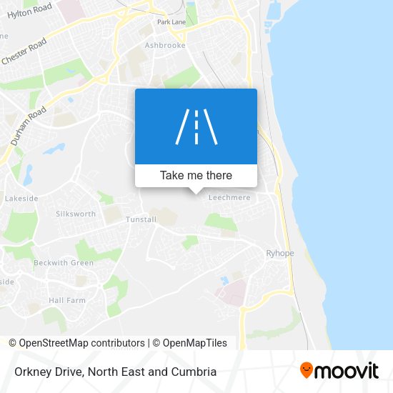 Orkney Drive map