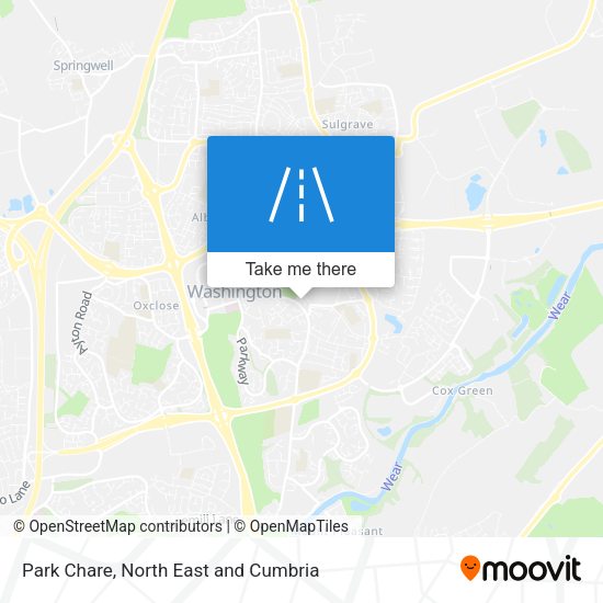 Park Chare map