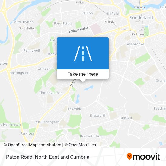 Paton Road map