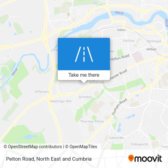 Pelton Road map