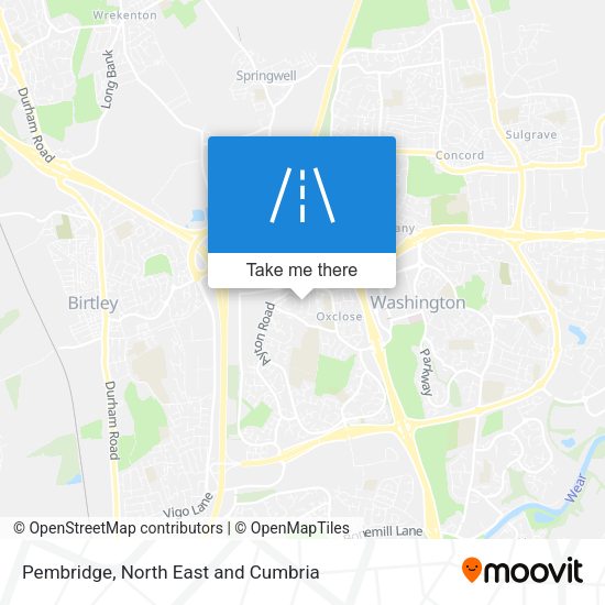 Pembridge map
