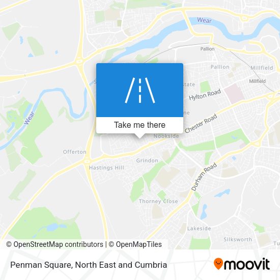 Penman Square map