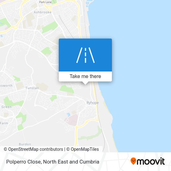 Polperro Close map