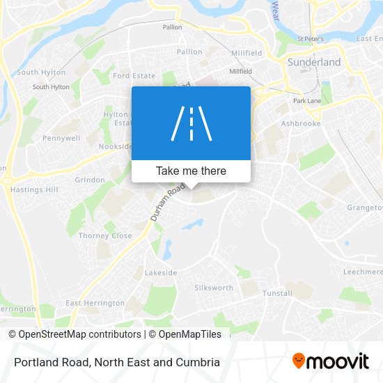 Portland Road map