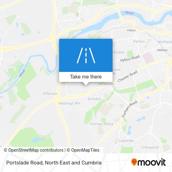 Portslade Road map