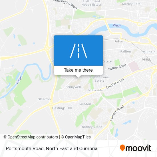 Portsmouth Road map