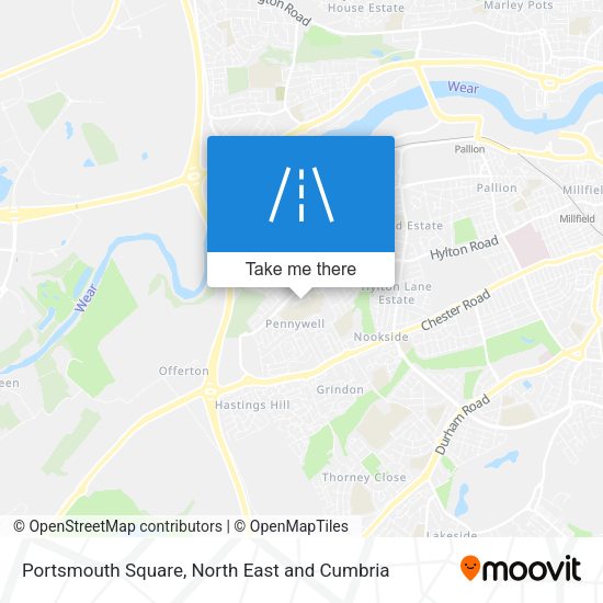 Portsmouth Square map