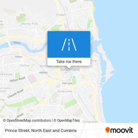 Prince Street map