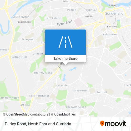 Purley Road map