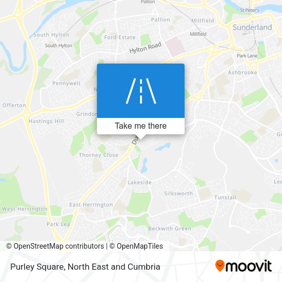 Purley Square map