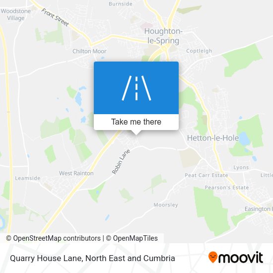 Quarry House Lane map