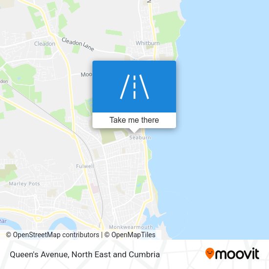 Queen's Avenue map