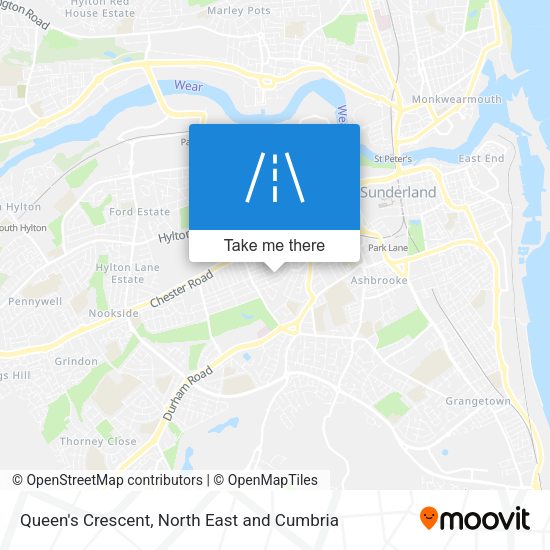 Queen's Crescent map
