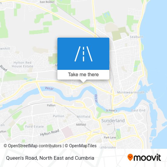 Queen's Road map