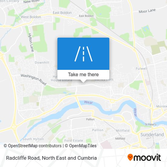 Radcliffe Road map