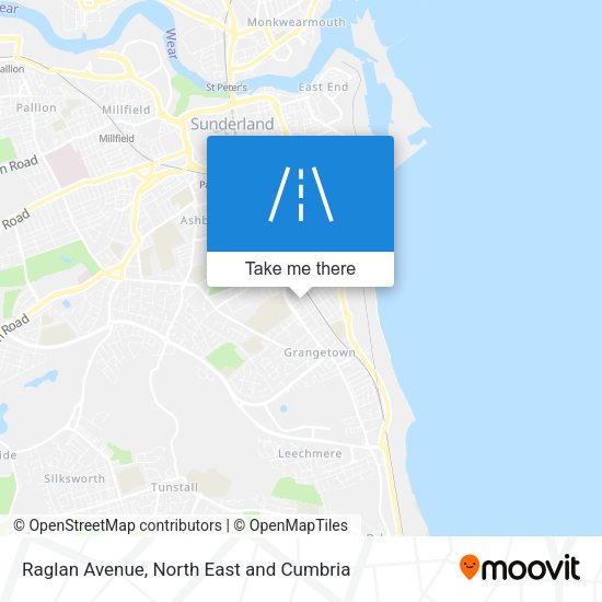 Raglan Avenue map