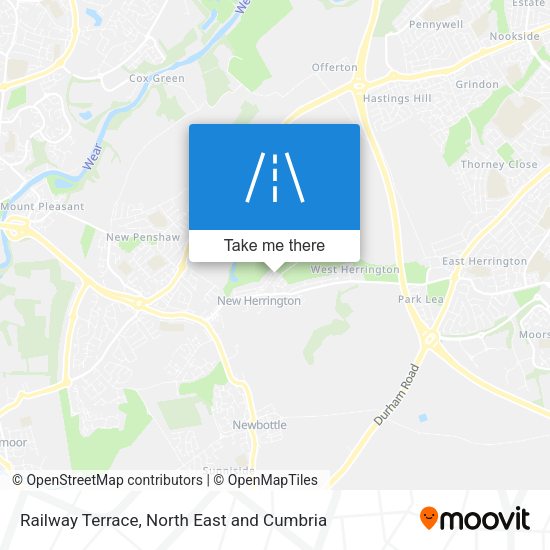 Railway Terrace map