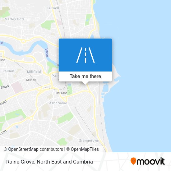 Raine Grove map