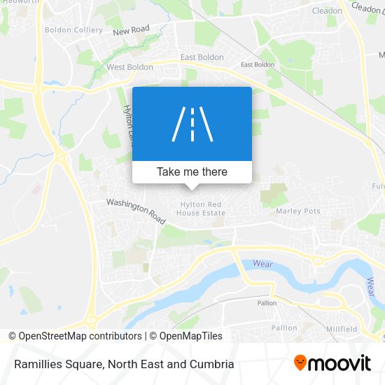 Ramillies Square map