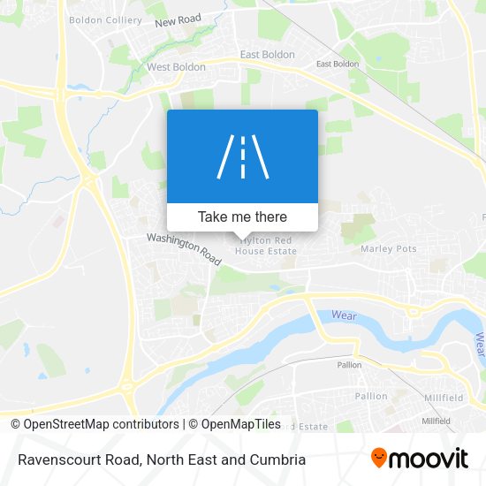 Ravenscourt Road map