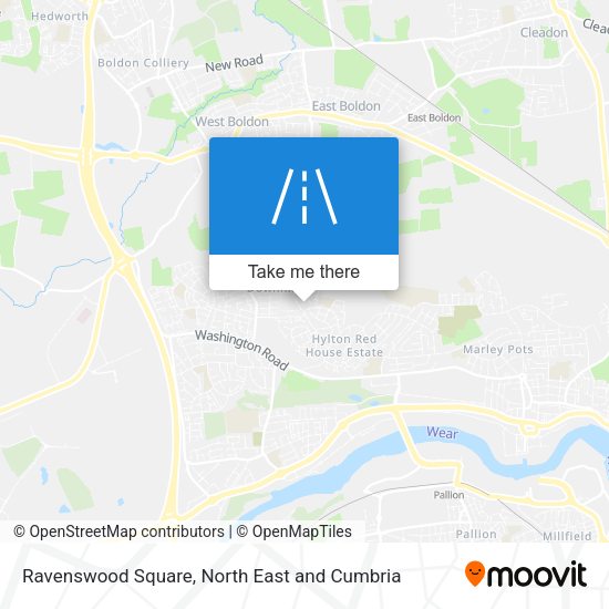 Ravenswood Square map