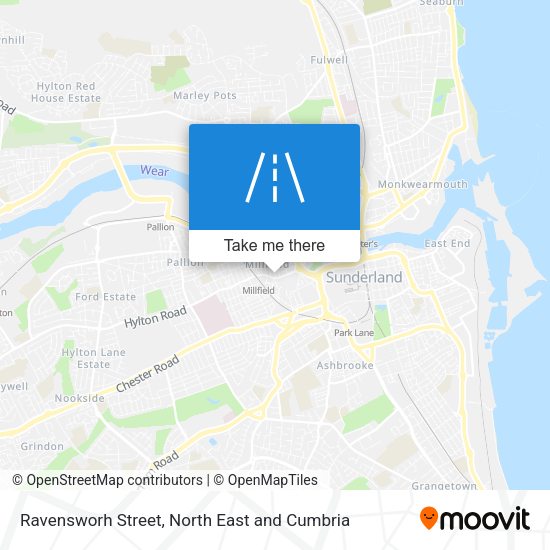 Ravensworh Street map