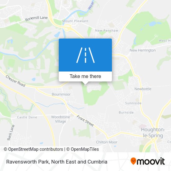 Ravensworth Park map