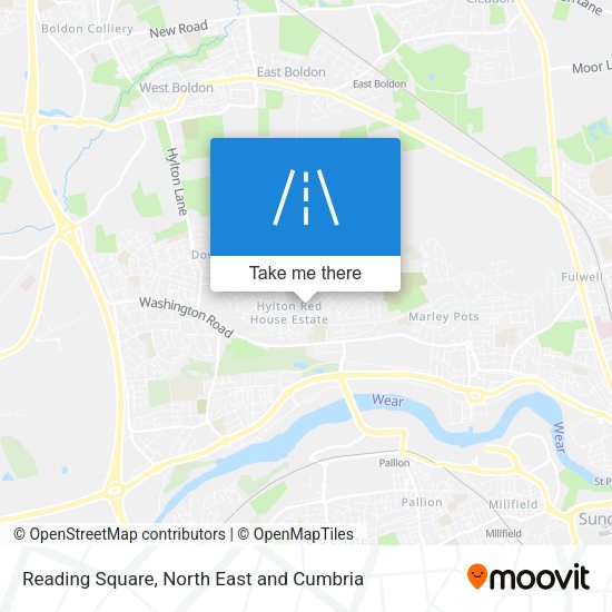 Reading Square map