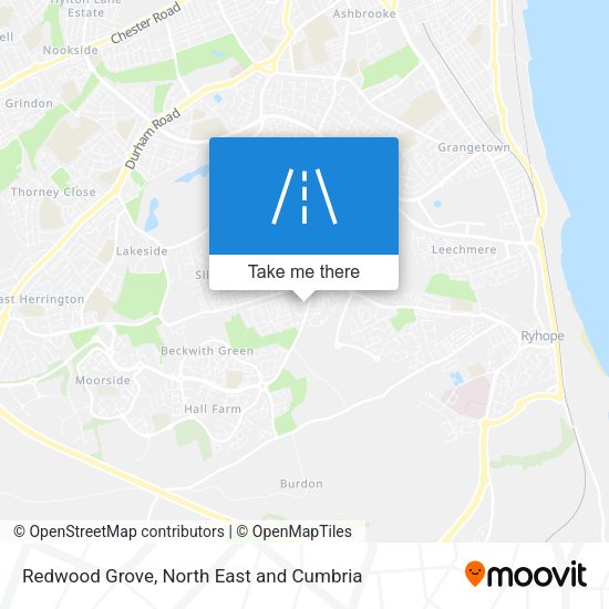 Redwood Grove map