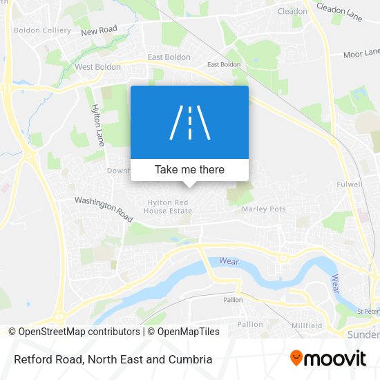 Retford Road map