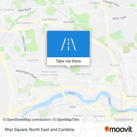 Rhyl Square map