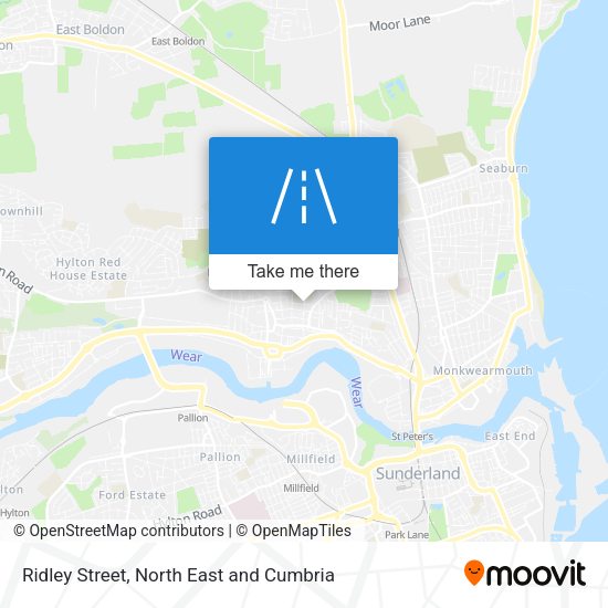 Ridley Street map