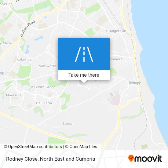 Rodney Close map