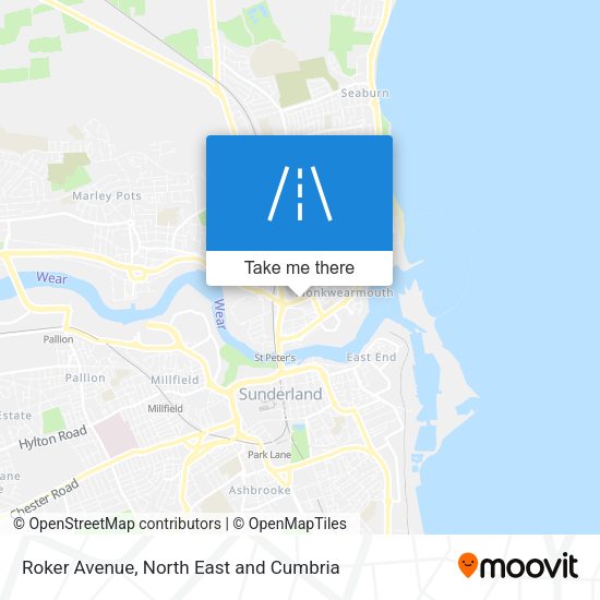 Roker Avenue map