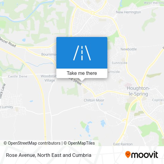 Rose Avenue map